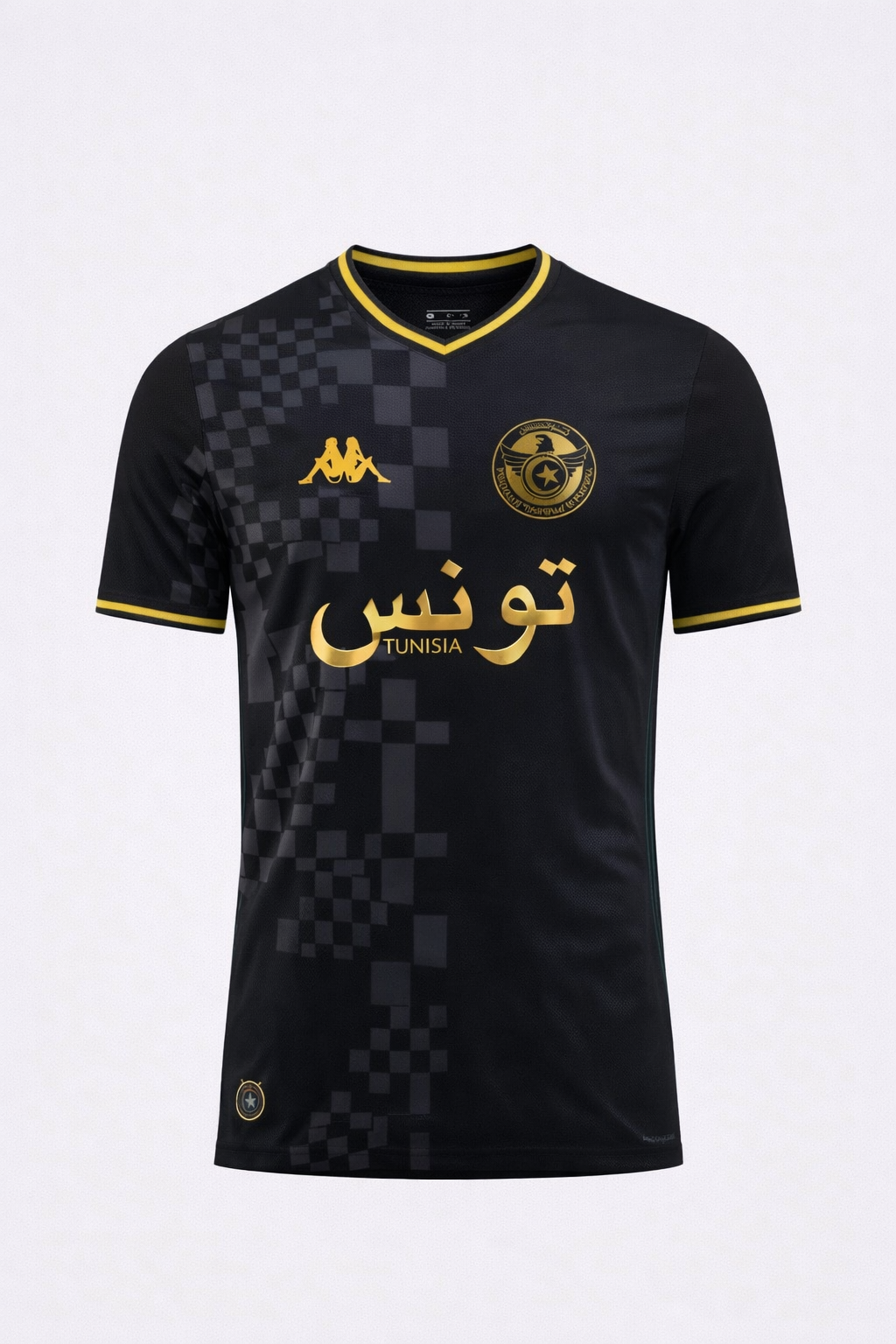Maillot Concept - Tunisie - Noire Dorée 2026