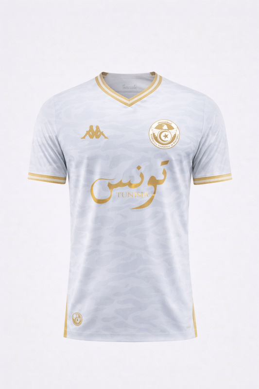 Maillot Concept - Tunisie - Blanc Dorée 2026
