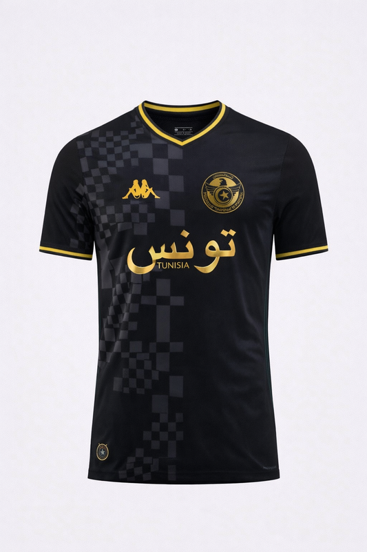 Maillot Concept - Tunisie - Noire Dorée 2026