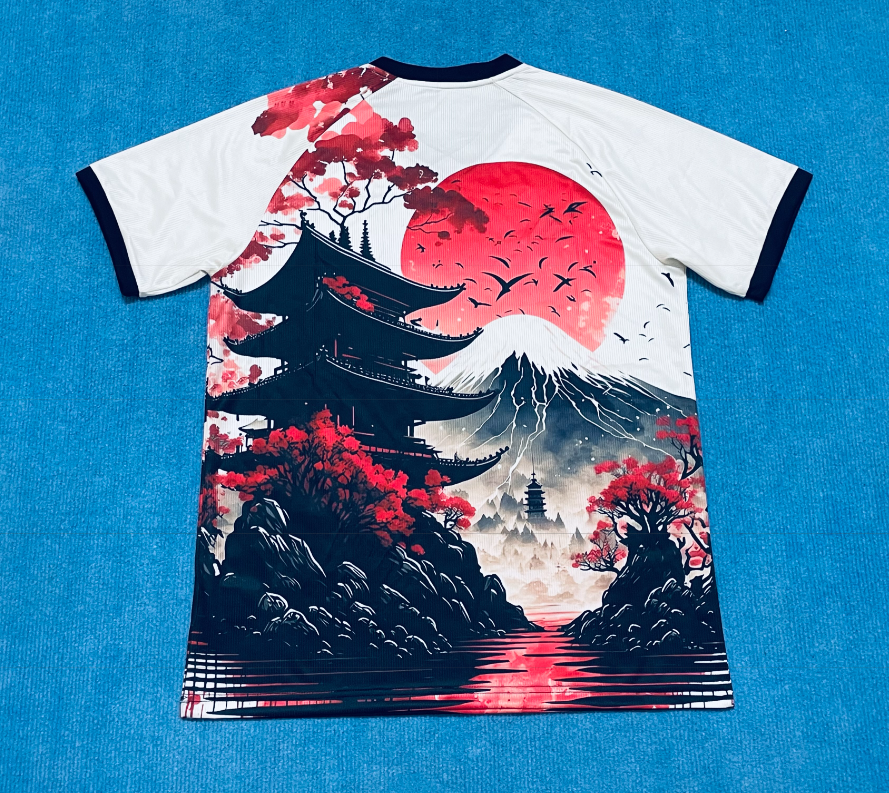 Maillot Concept - Japon - Temple Rouge Noir