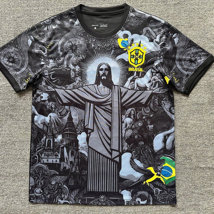 Maillot Concept - Brésil - Christ Noir Gris