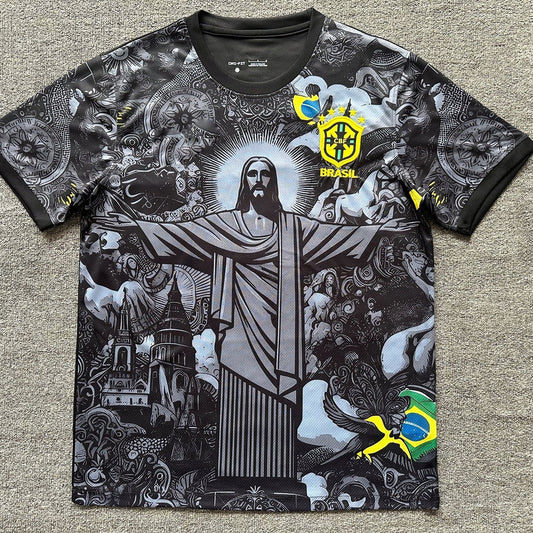 Maillot Concept - Brésil - Christ Noir Gris