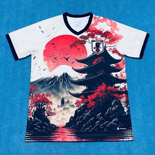 Maillot Concept - Japon - Temple Rouge Noir